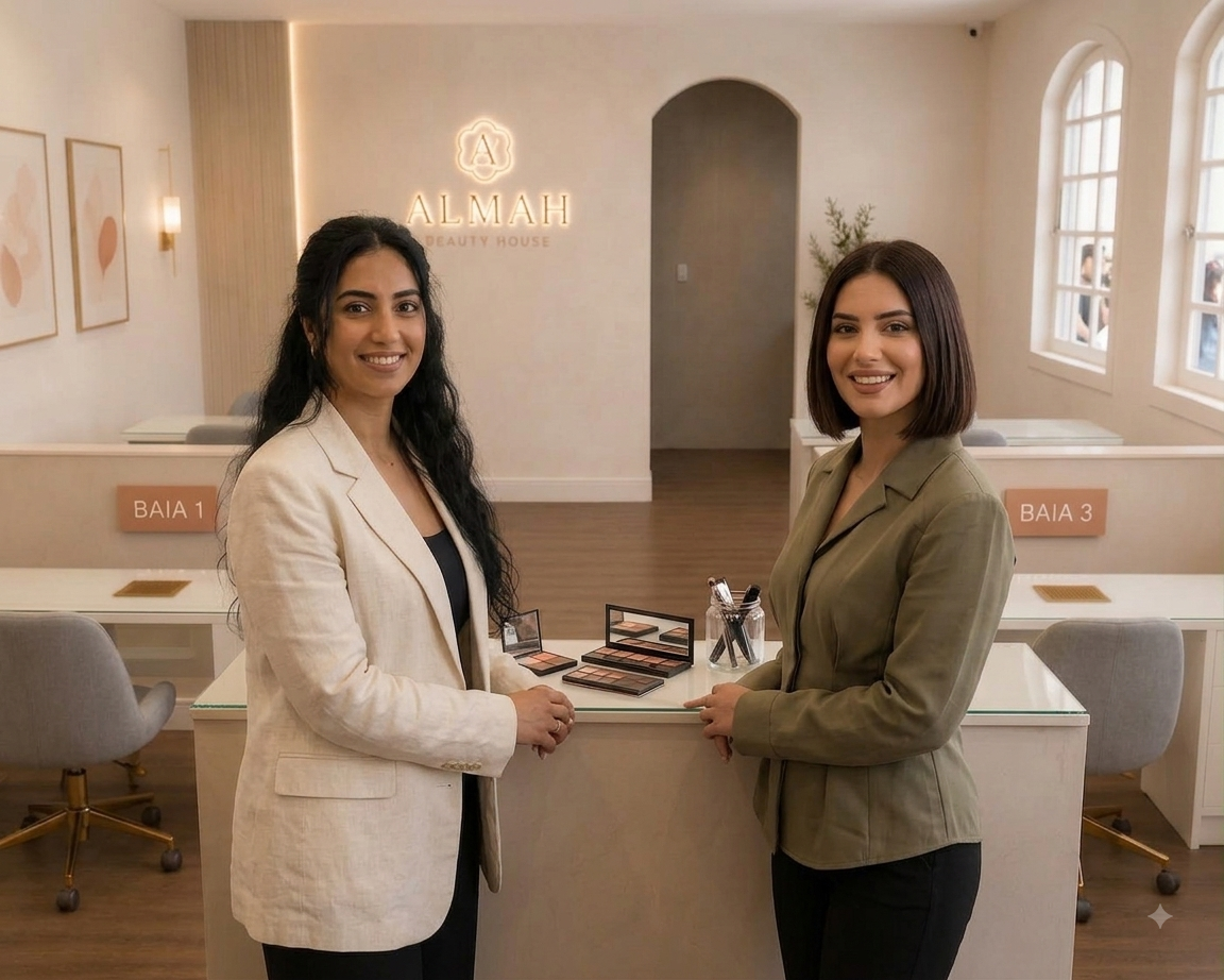 Larissa Feitoza e Sara Soares, fundadoras da Almah